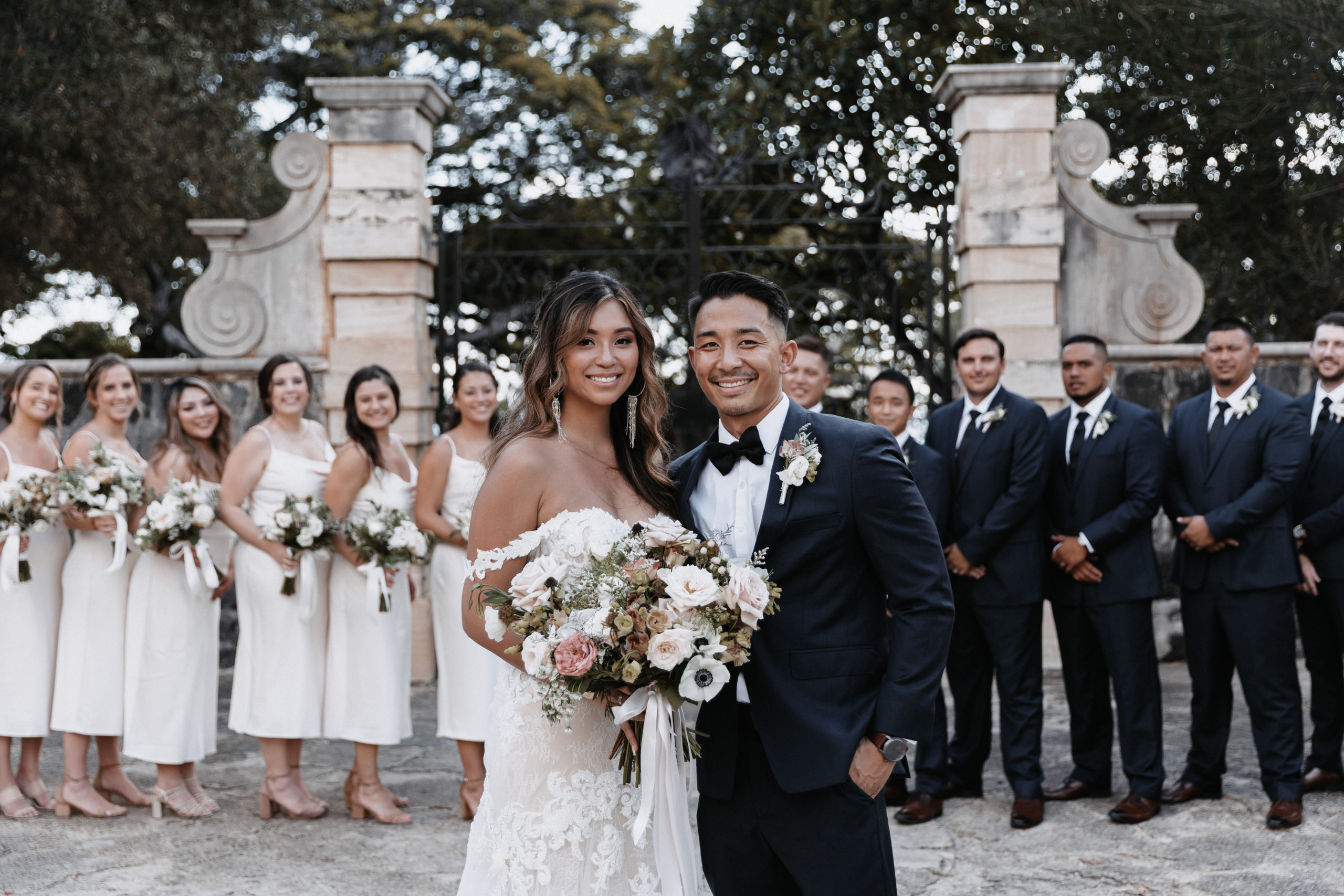 La Pietra wedding party